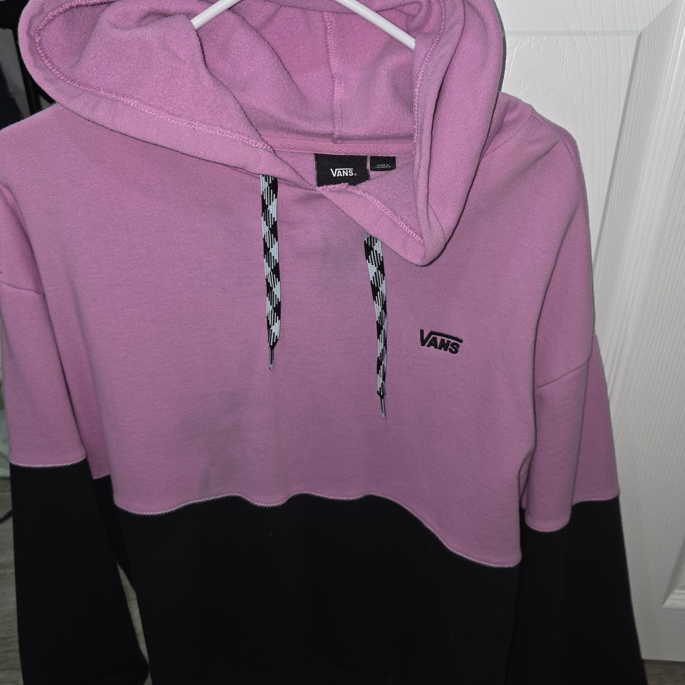 Vans Two-Tone Pink and Black Hoodie